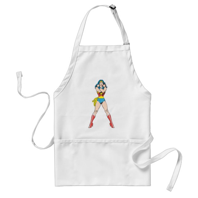Wonder Woman Arms Crossed Standard Apron (Front)