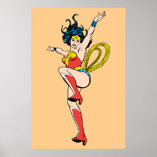 Wonder Woman Arms Raised Poster