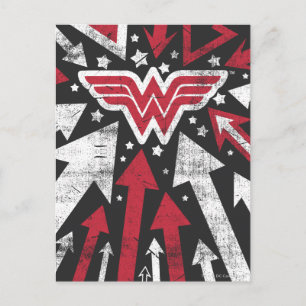 Wonder Woman Arrows Postcard