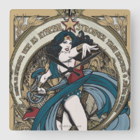 Wonder Woman Art Nouveau Panel
