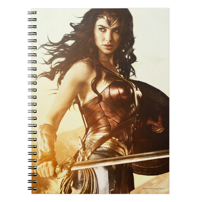 Wonder Woman At Sunset Notebook (Front)