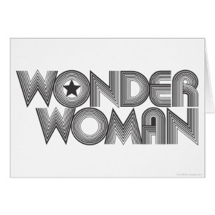 Wonder Woman B&W Logo 3