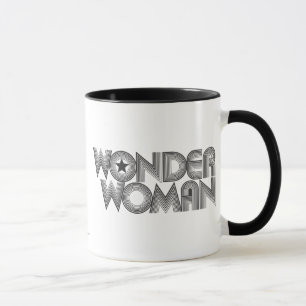 Wonder Woman B&W Logo 3 Mug
