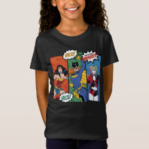 Wonder Woman, Batgirl, & Harley Quinn Holiday T-Shirt