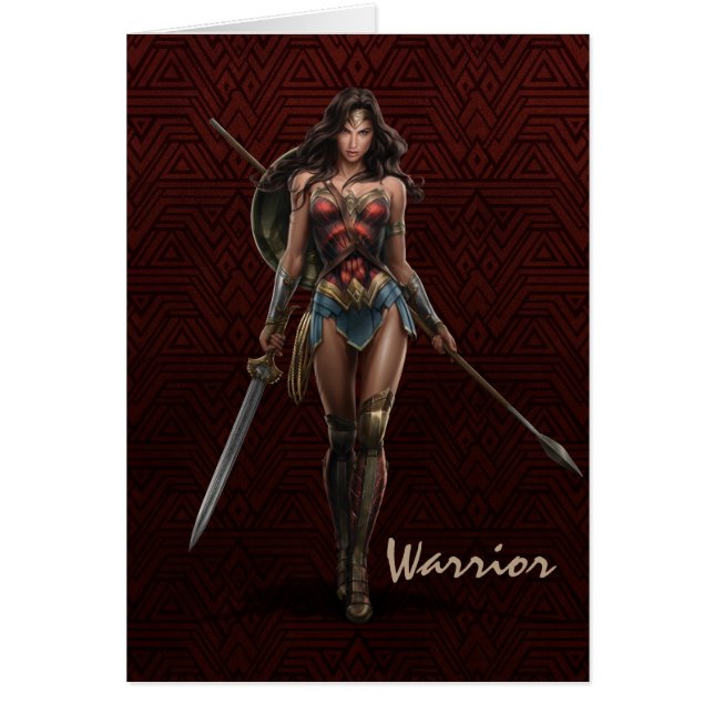 Wonder Woman Battle-Ready Comic Art (Front)