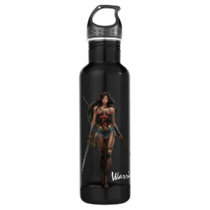 Wonder Woman Battle-Ready Comic Art 710 Ml Water Bottle