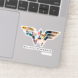 Wonder Woman "Believe In Wonder" Collage Logo