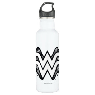 Wonder Woman Black Lace Logo 710 Ml Water Bottle