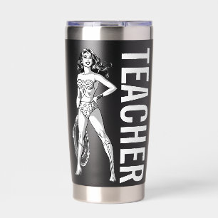 Wonder Woman Black & White Pose Insulated Tumbler