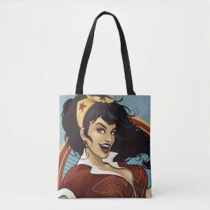 Wonder Woman Bombshell Name Graphic Tote Bag