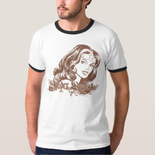 Wonder Woman Brown T-Shirt