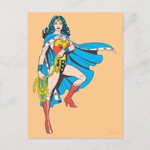 Wonder Woman Cape Postcard