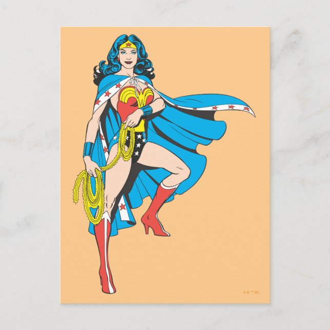 Wonder Woman Cape Postcard (Front)