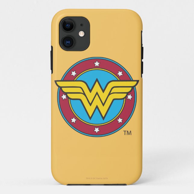 Wonder Woman | Circle & Stars Logo Case-Mate iPhone Case (Back)