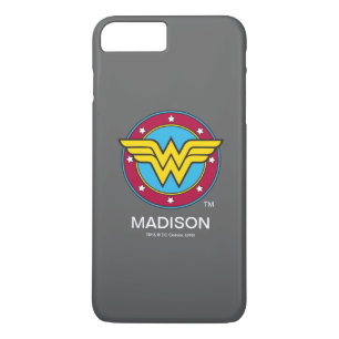 Wonder Woman Circle & Stars Logo iPhone 8 Plus/7 Plus Case