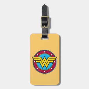 Wonder Woman   Circle & Stars Logo Luggage Tag