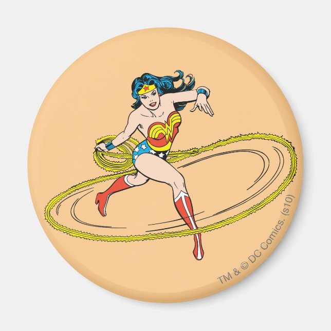 Wonder Woman Circled with Lasso Magnet (Front)