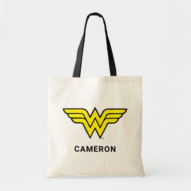 Wonder Woman | Classic Logo | Add Your Logo Tote Bag (Front)
