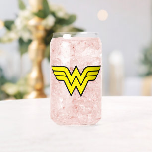 Wonder Woman   Classic Logo Can Glass