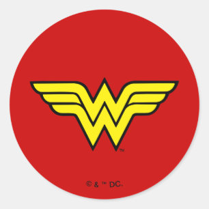 Wonder Woman Classic Logo Classic Round Sticker