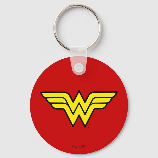 Wonder Woman | Classic Logo Key Ring (Front)