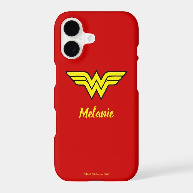 Wonder Woman | Classic Logo & Name (Back)