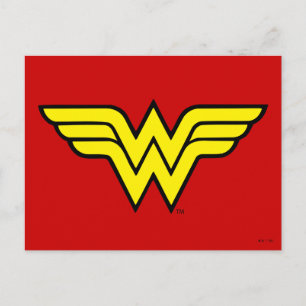 Wonder Woman   Classic Logo Postcard