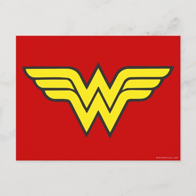Wonder Woman | Classic Logo Postcard (Front)