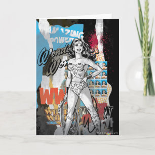 Wonder Woman Collage 2 Card