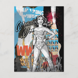 Wonder Woman Collage 2 Postcard
