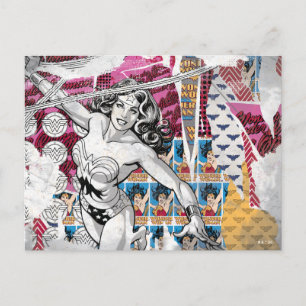 Wonder Woman Collage 5 Postcard