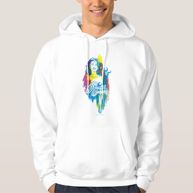 Wonder Woman Colourful 1 Hoodie (Front)