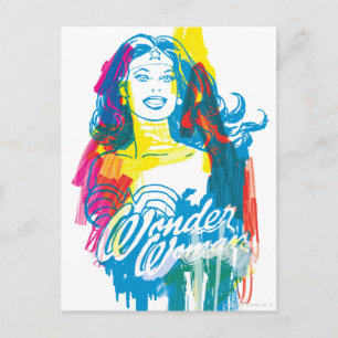 Wonder Woman Colourful 1 Postcard