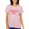 Wonder Woman Colourful Pink and Yellow Logo