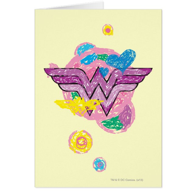 Wonder Woman Colourful Scribbles (Front)