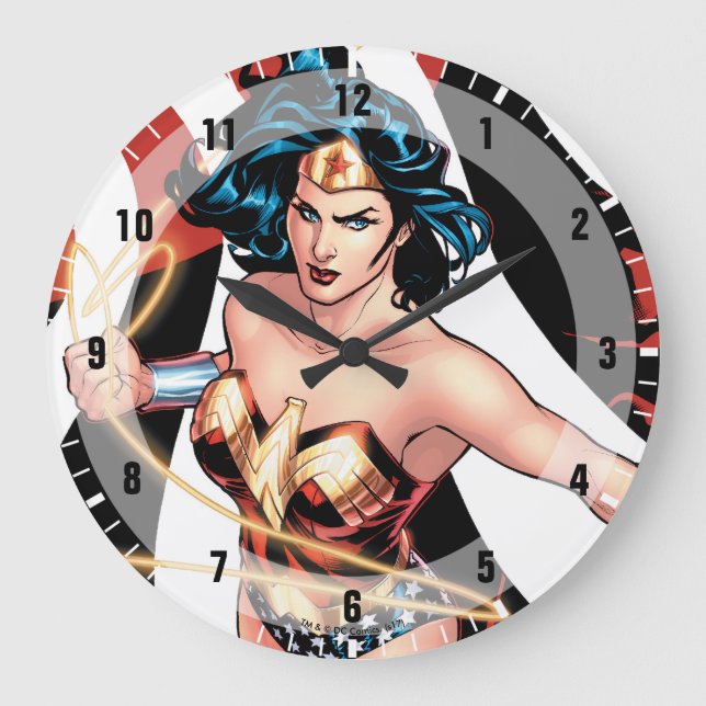 Wonder Woman Comic Cover #12 Large Clock (Front)