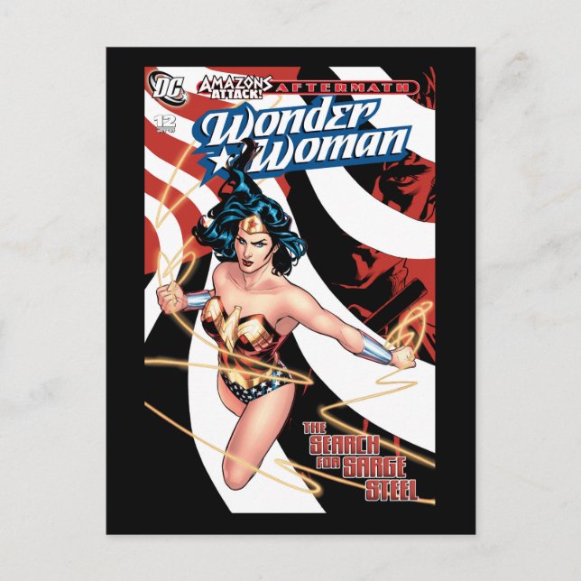Wonder Woman Comic Cover #12 Postcard (Front)