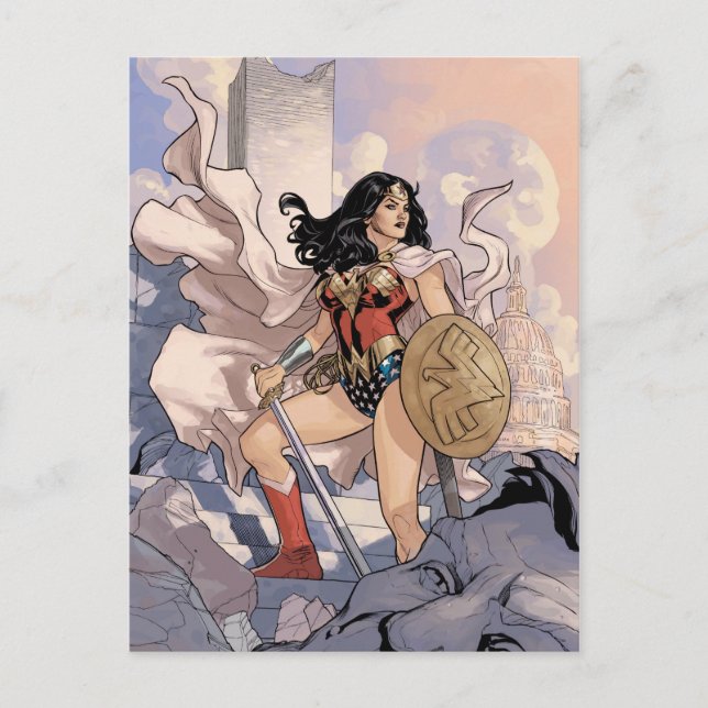 Wonder Woman Comic Cover #13 Postcard (Front)