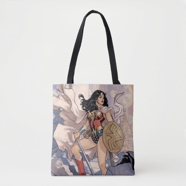 Wonder Woman Comic Cover #13 Tote Bag (Front)