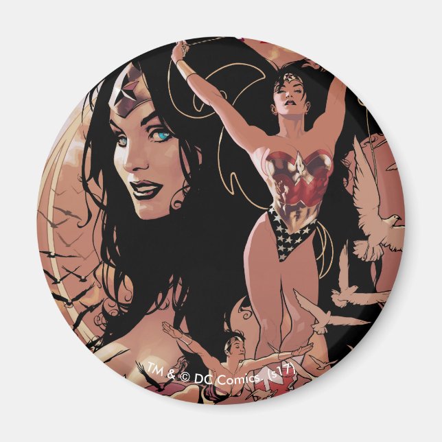 Wonder Woman Comic Cover #150: Triumphant Magnet (Front)