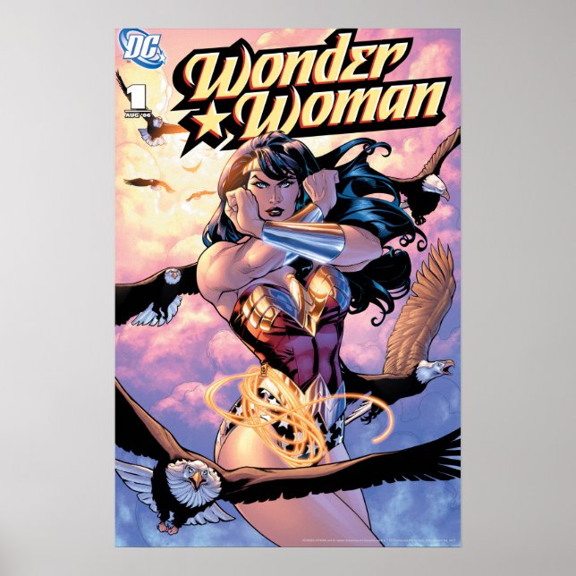 Wonder Woman Comic Cover #1 Poster (Front)