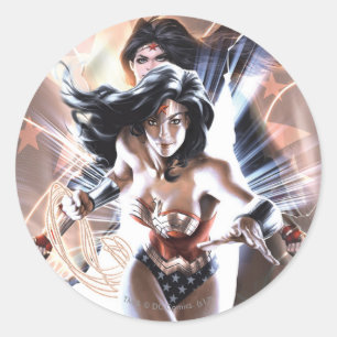 Wonder Woman Comic Cover  #609 Variant Classic Round Sticker