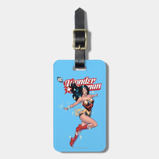 Wonder Woman Comic Cover Luggage Tag (Front Vertical)