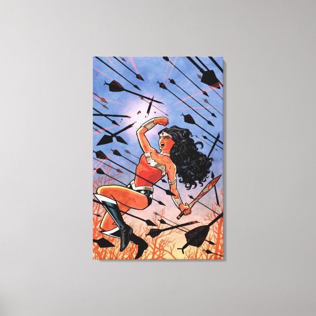 Wonder Woman Cover #1 Canvas Print (Front)