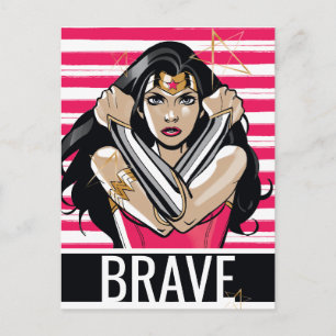 Wonder Woman Defend - Template Postcard