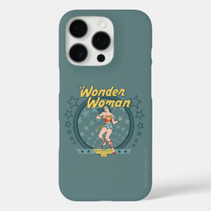 Wonder Woman Distressed Star Design iPhone 16 Pro Case