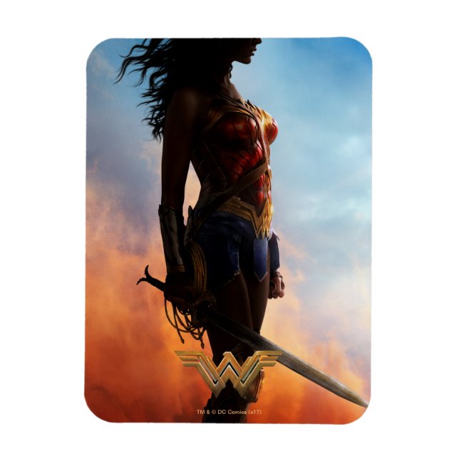 Wonder Woman Duststorm Silhouette Magnet (Vertical)