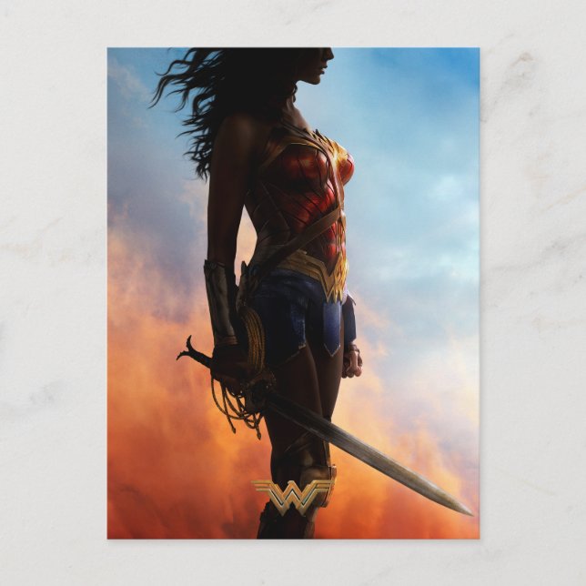 Wonder Woman Duststorm Silhouette Postcard (Front)