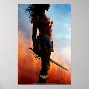 Wonder Woman Duststorm Silhouette Poster