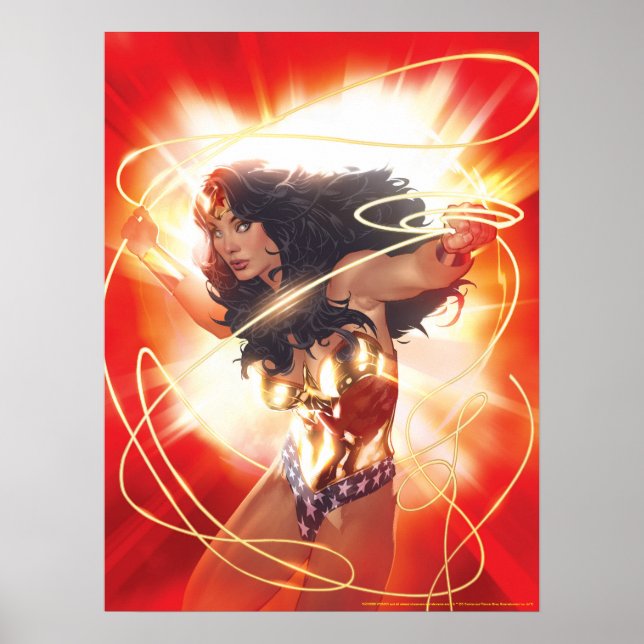 Wonder Woman Encyclopaedia Cover Poster (Front)